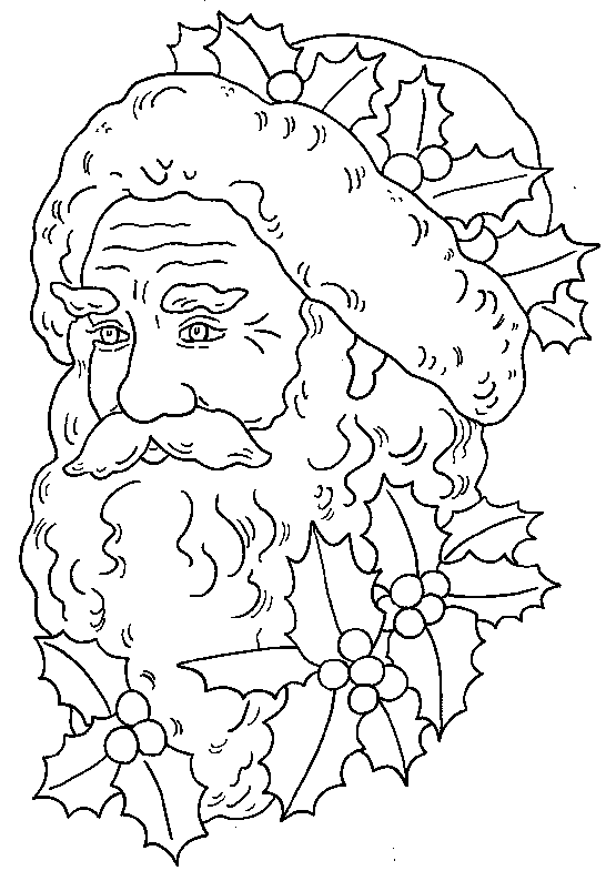 Święty Mikołaj kolorowanki